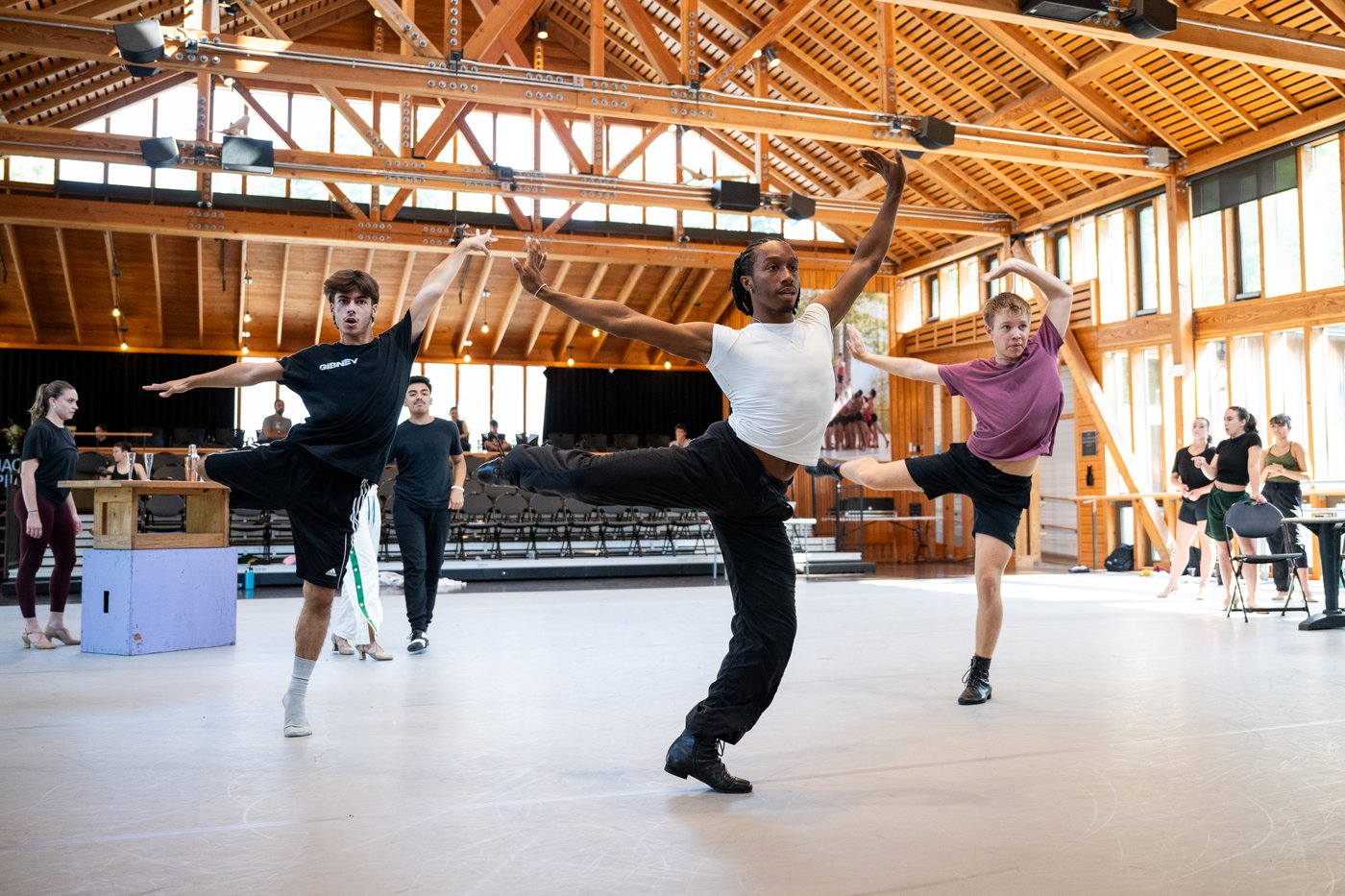 The School Musical Theatre Rehearsal; Cherylynn Tsushima photo