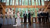 Wedding in the Perles Family Studio; Christopher Duggan photo