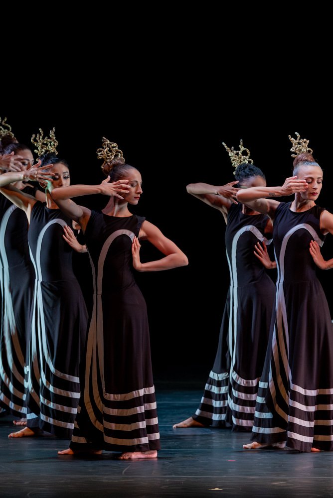 Martha Graham Dance Company in "Night Journey;" Luis Luque photo.