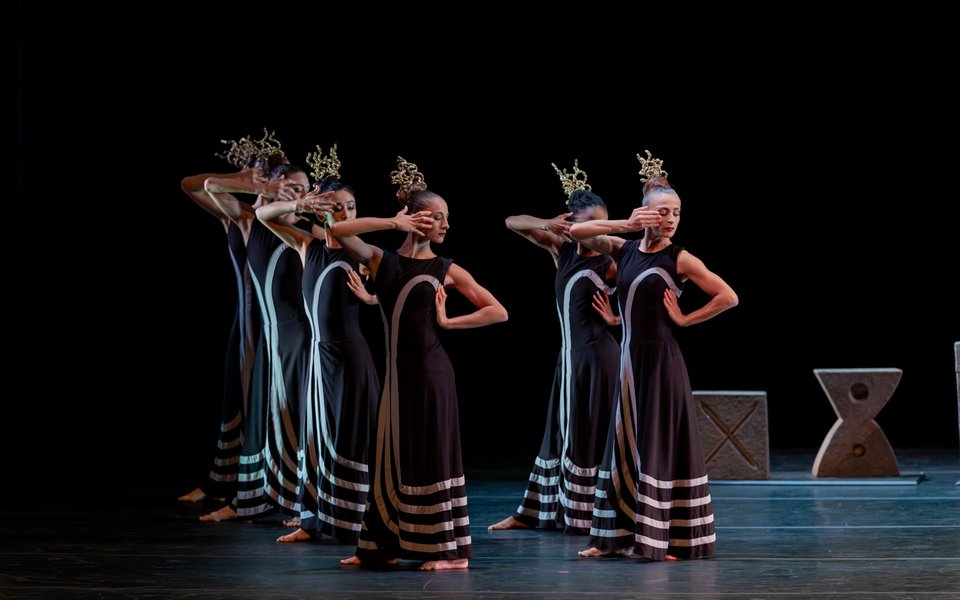 Martha Graham Dance Company in "Night Journey;" Luis Luque photo.