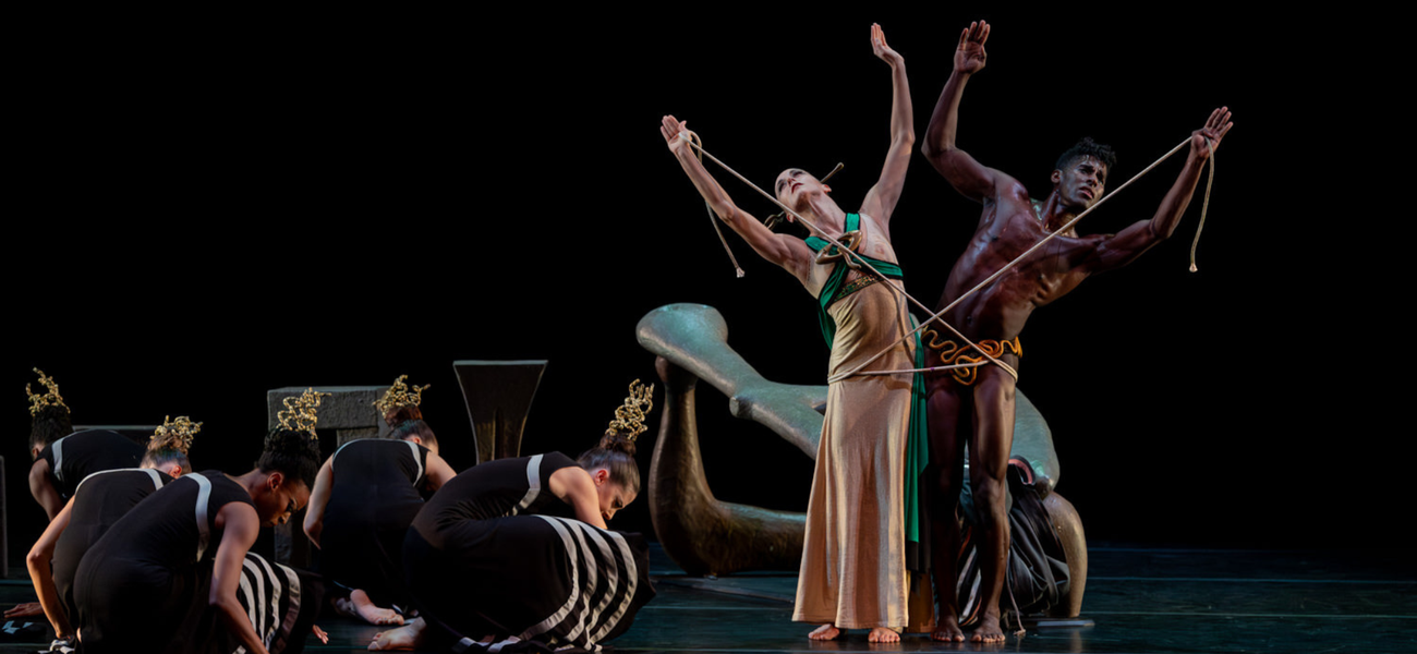Martha Graham Dance Company in "Night Journey;" Luis Luque photo