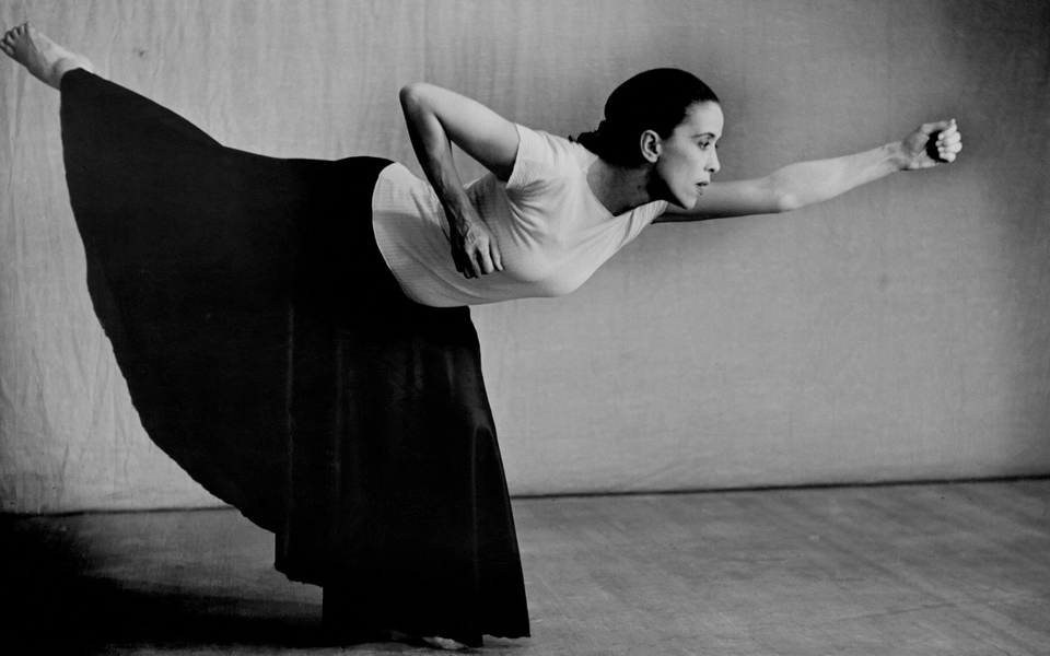 Martha Graham in "Immediate Tragedy;" photo courtesy of company