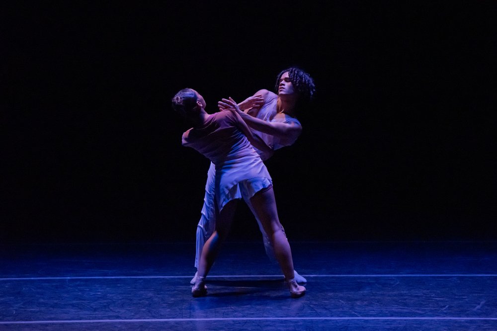 New York Theatre Ballet's Charles Rosario and Sarah Stafford in "Minetta Creek;" Hisae Aihara photo