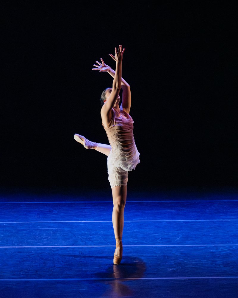 New York Theatre Ballet's Giulia Faria in "Minetta Creek;" Hisae Aihara photo