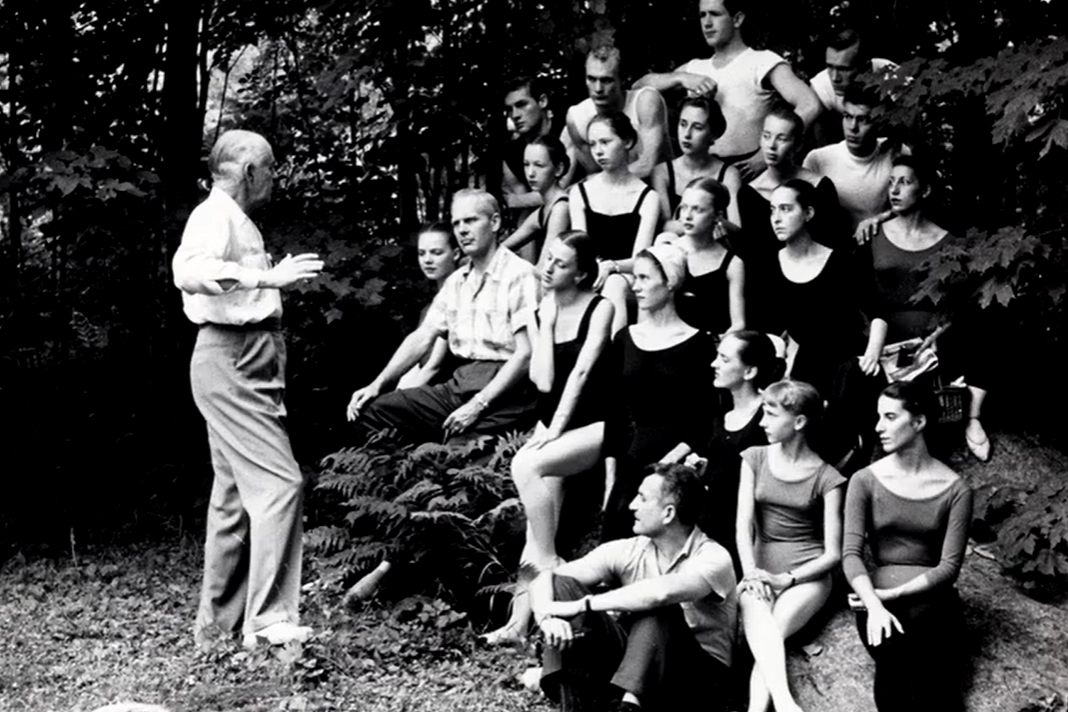 Ted Shawn with San Francisco Ballet in 1956; Radford Bascome photo