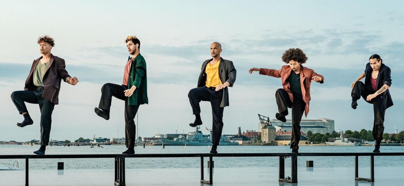 Uppercut Dance Theater in "BENCHED;" Raphael Solholm photo