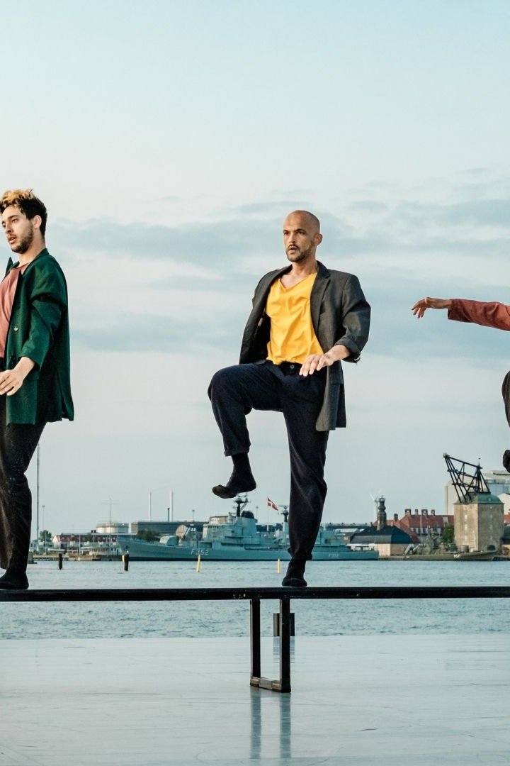 Uppercut Dance Theater in "BENCHED;" Raphael Solholm photo