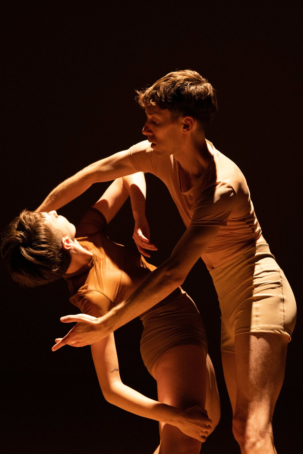 Ilya Vidrin and Jessi Stegall in "Proxies;" Lo Kuehmeier photo